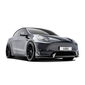 ADRO Tesla Model Y Front Lip V1 — 3/4 perspektiv