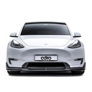 ADRO Tesla Model Y Front Lip V2 — sideperspektiv