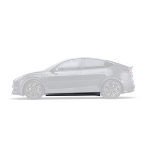 ADRO Tesla Model Y Side Skirts V1 Carbon Fiber — sideperspektiv