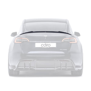 ADRO Tesla Model Y Spoiler V1 Carbon Fiber — bakperspektiv