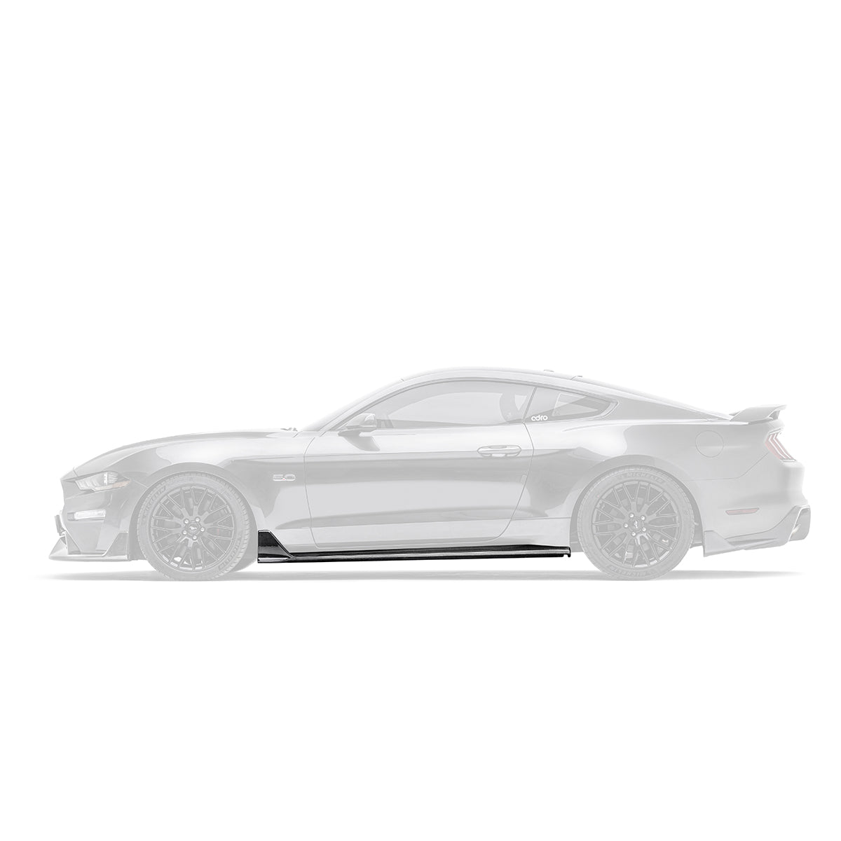 ADRO Ford Mustang GT S550 Side Skirts Carbon Fiber — sideperspektiv