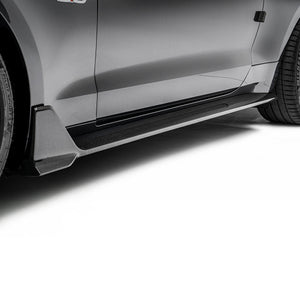 ADRO Ford Mustang GT S550 Side Skirts — detalj carbon weave
