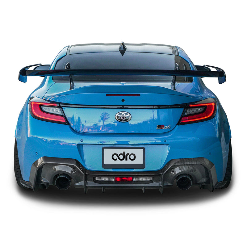 ADRO Toyota GR86/Subaru BRZ AT-R1 Swan Neck Wing Curved