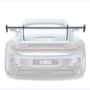 ADRO Porsche 992 GT3 AT-P Swan Neck Wing — frontperspektiv