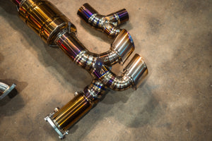 Valvetronic Designs Spjeldstyrt Eksosanlegg – Porsche 911 Turbo / Turbo S 991.1 / 991.2 (Titanium)