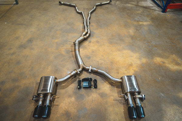 Valvetronic Designs Spjeldstyrt Eksosanlegg – Audi S4, S5 B9 (3.0 V6)