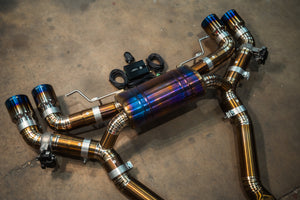 Valvetronic Designs Spjeldstyrt Eksosanlegg – BMW M8 Coupe, Convertible, Gran Coupe (S63 V8 Titanium)