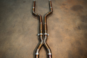 Valvetronic Designs Spjeldstyrt Eksosanlegg – BMW M8 Coupe, Convertible, Gran Coupe (S63 V8 Titanium)