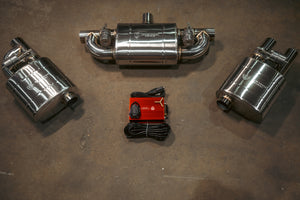 Valvetronic Designs Universal Valved Muffler Kit — Single Inlet Single Outlet 2.5 inch / 63 MM