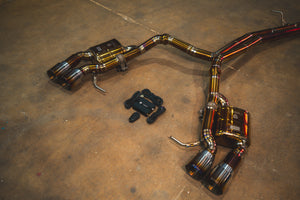Valvetronic Designs Spjeldstyrt Eksosanlegg – Porsche Macan S, GTS, Turbo (Titanium)