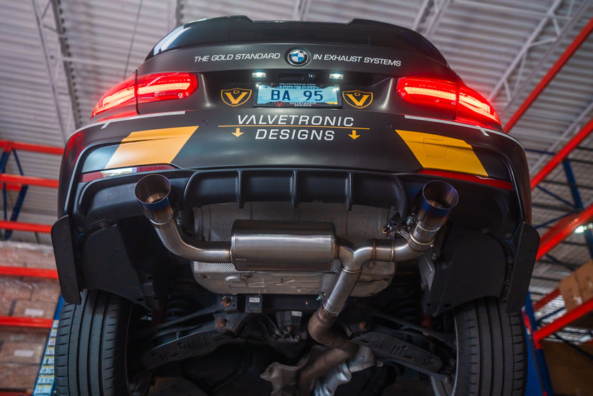 Valvetronic Designs BMW F30 / F22 / F32 / F36 Valved Sport Exhaust System (Axleback)