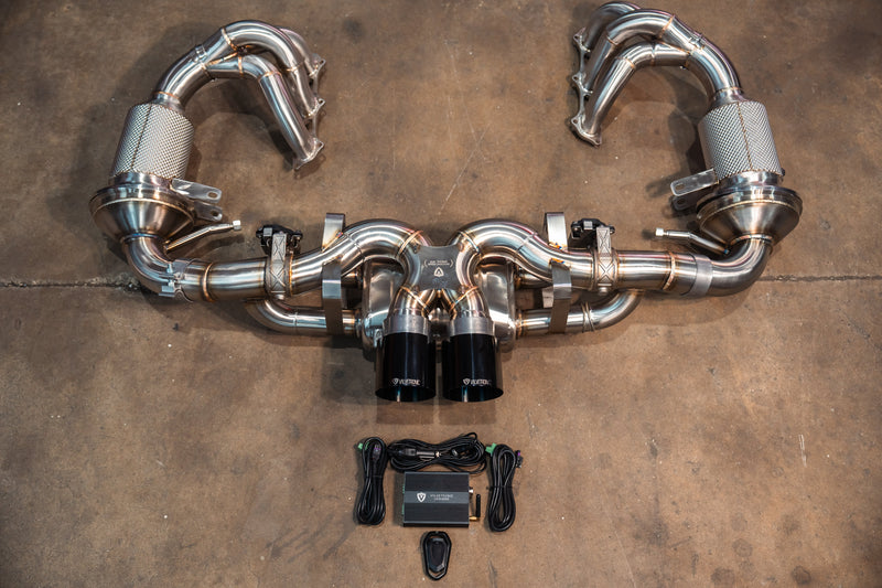Valvetronic Designs Eksosanlegg – Porsche 992 GT3, GT3 RS (RSR Sound, Valved og Non-Valved)