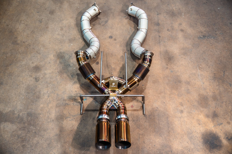Valvetronic Designs F1 Race Eksosanlegg – McLaren 750S (Titanium)