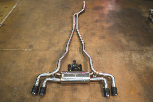 Valvetronic Designs Spjeldstyrt Eksosanlegg – BMW 530i, 540i G30 (B58)