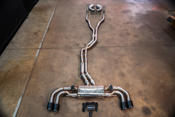 Valvetronic Designs Spjeldstyrt Eksosanlegg – Porsche Cayenne 9Y0 (4.0 V8)