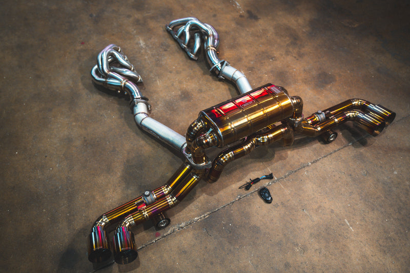 Valvetronic Designs Spjeldstyrt Eksosanlegg – Ferrari F430 (V8 Titanium)