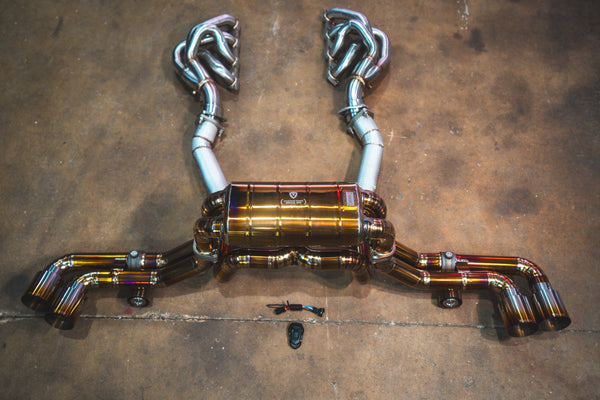 Valvetronic Designs Spjeldstyrt Eksosanlegg – Ferrari F430 (V8 Titanium)