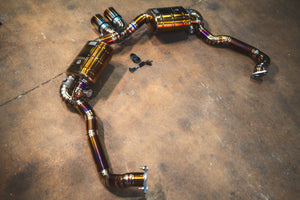 Valvetronic Designs Spjeldstyrt Eksosanlegg – Porsche 981 Cayman, Boxster (Titanium)