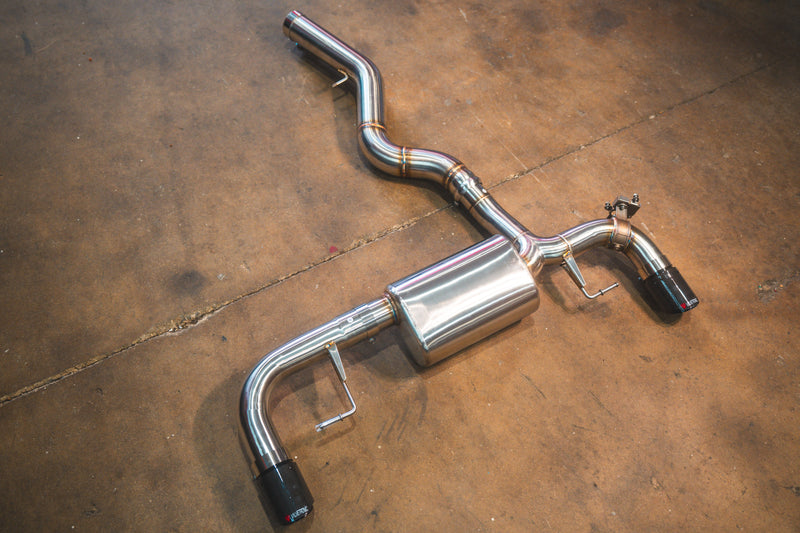 Valvetronic Designs Spjeldstyrt Axle-Back Eksosanlegg – BMW 330i G20, 430i G22 (B48, B58)