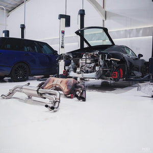 QuickSilver Audi R8 V10 non-GPF ROW Spec Titan sportseksosanlegg med Sound Architect