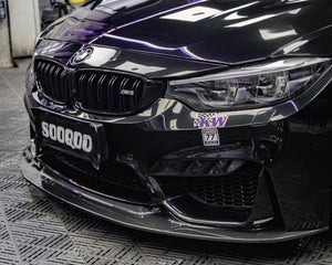 SOOQOO – Carbon Frontleppe (GT4 Style)  BMW M3 F80 / M4 F82 / F83 (2014–2020)