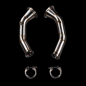 AUDI RS6/RS7 (C8) Catless Downpipes fra BlackBoost KONG PERFORMANCE