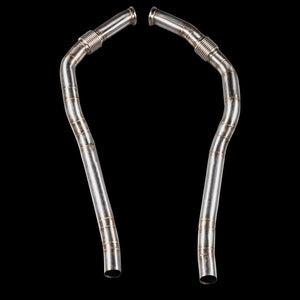 AUDI RS6/RS7 (C8) Catless Downpipes fra BlackBoost KONG PERFORMANCE