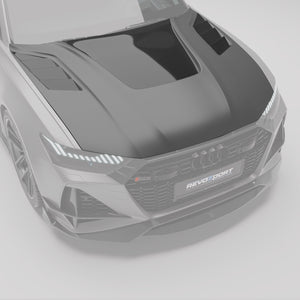 Audi RS6 C8 Carbon Fiber Hood - Revozport