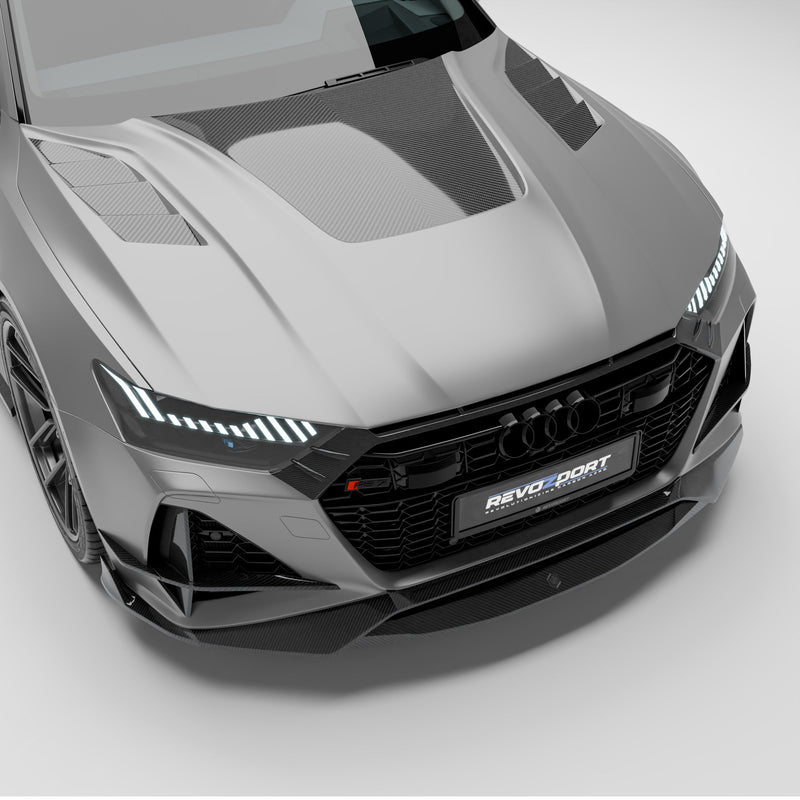 Audi RS7 C8 Carbon Fiber Hood - Revozport