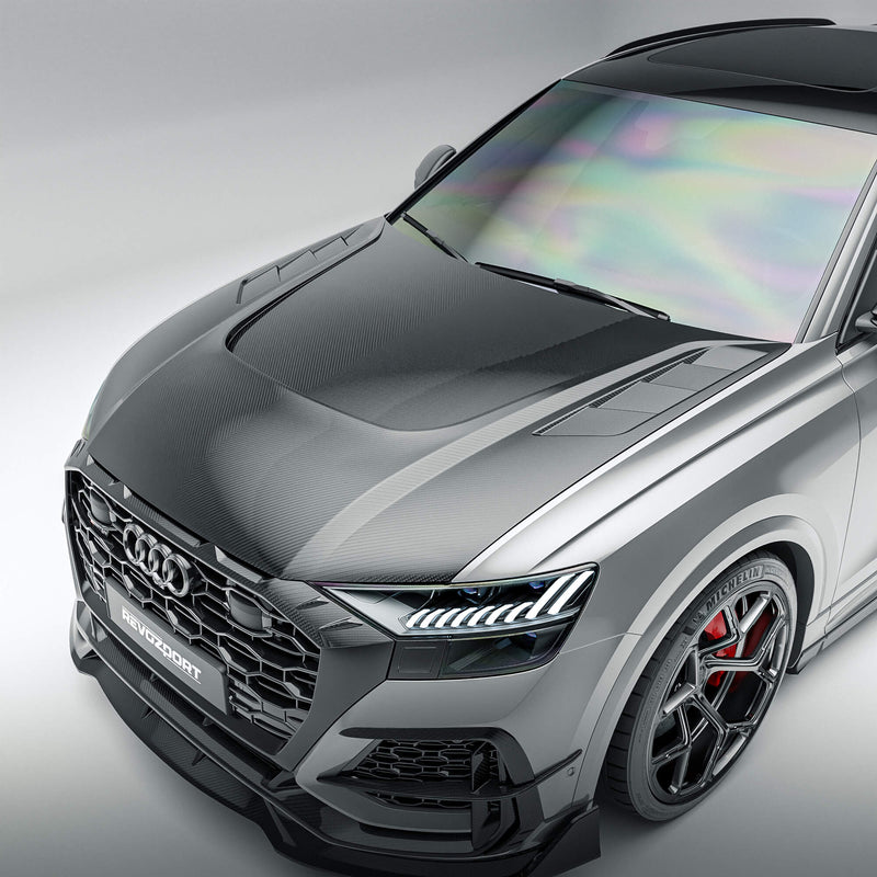 Audi RSQ8 Pre-LCI carbon fiber hood RevoZport