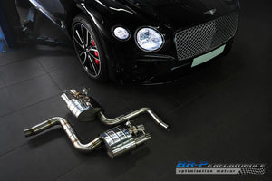 Quicksilver Spjeldstyrt eksosanlegg - Bentley Continental GT W12 KONG PERFORMANCE