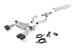 BMW M4 (F82/F83) Sport Exhaust fra Quicksilver med elektronisk spjeldstyring KONG PERFORMANCE