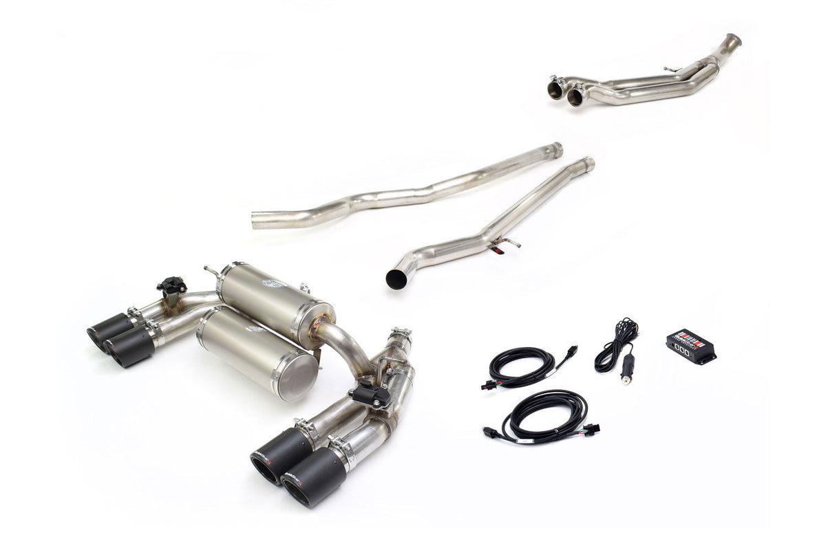 QuickSilver BMW M2 F87 Titan sportseksosanlegg med Sound Architect