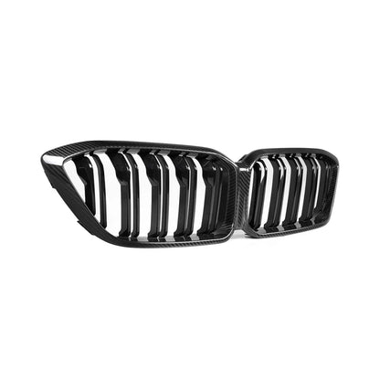 MHC+ BMW F87 M2 Competition Premium Front Grille – Pre-Preg Carbon & Gloss Black (2018–2020)