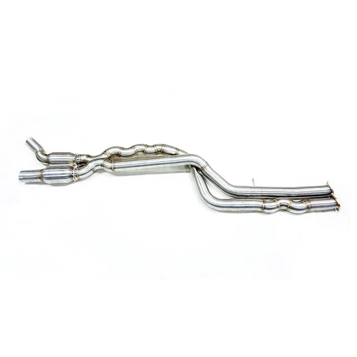 BMW F87 M2 Competition S55 Resonated Equal Length Midpipe & Underbrace