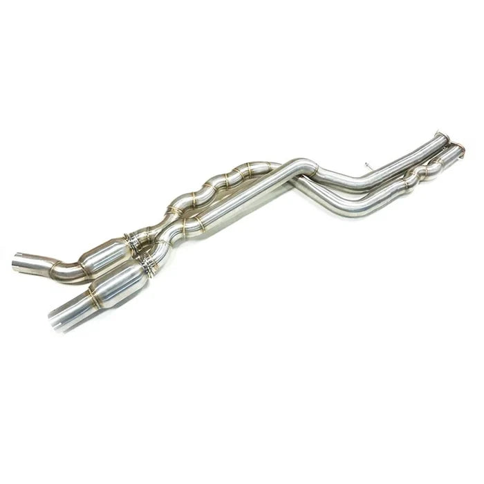 BMW F87 M2 Competition S55 Resonated Equal Length Midpipe & Underbrace