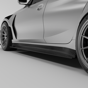 BMW M3 G80 Carbon Fiber Side Skirts - Revozport