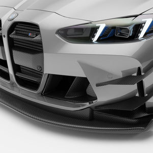 BMW M4 G82 Carbon Fiber Front Bumper Inlets - Revozport