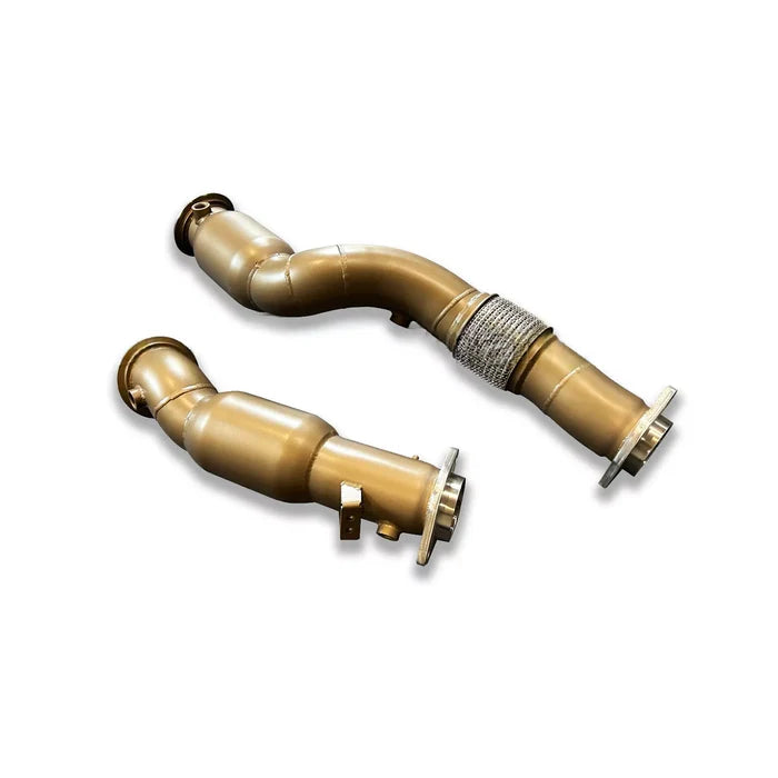 BMW S58 Sports Cat Downpipes – Ceramic Coated (G80 G81 M3, G82 G83 M4 & G87 M2) KONG PERFORMANCE