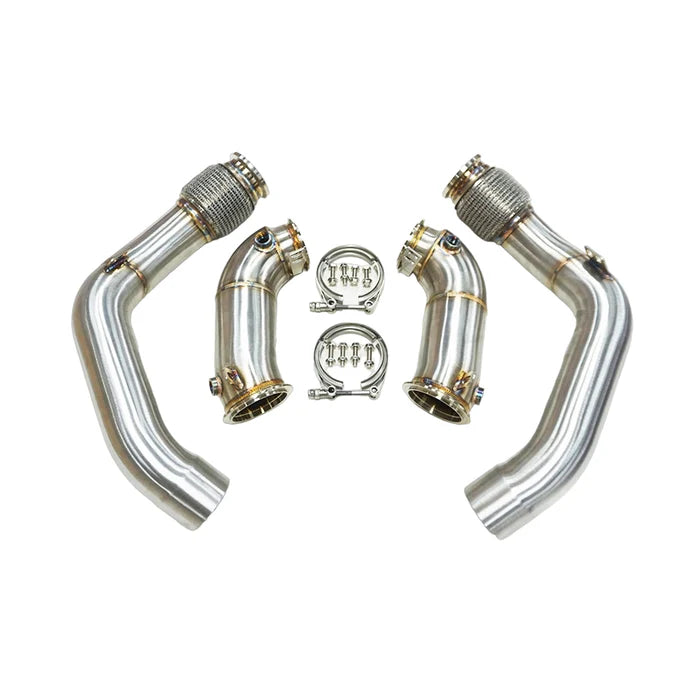BMW S63 4.4T Decat Downpipes – F95 X5M & F96 X6M (2020+)