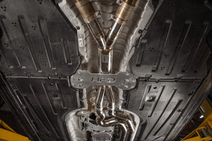 Valvetronic Designs BMW G8X M3 HFD Midpipe — installert
