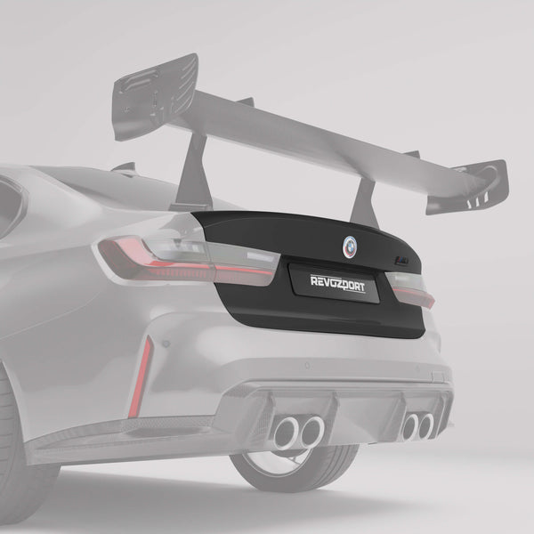 Revozport Carbon Aero Bagasjelokk – BMW M3 G80 / 3-serie G20 M Sport