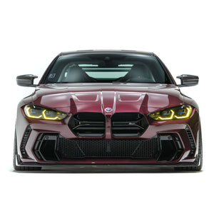ADRO BMW M4 G82 Frontstøtfanger V2 + Frontlepp — sidevinkel