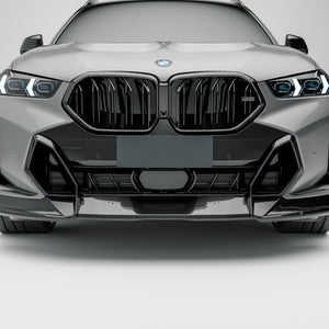 BMW X6 G06: Close-up of the Carbon-Fiber Grille