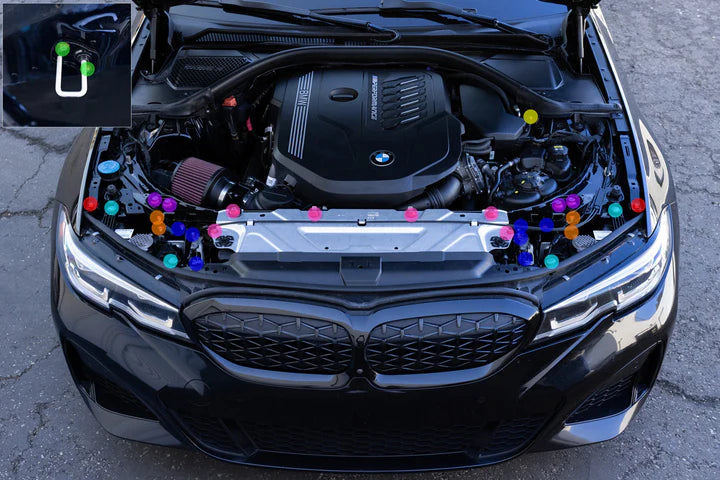 BMW G20/G21 2019+ M340i Dress Up Hardware Kit (G20/G21/G28/G42) — Downstar