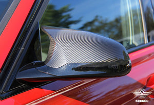 SOOQOO – Carbon Speilkåper (OEM Style)  BMW M3 F80 / M4 F82 F83 / M2 Competition F87