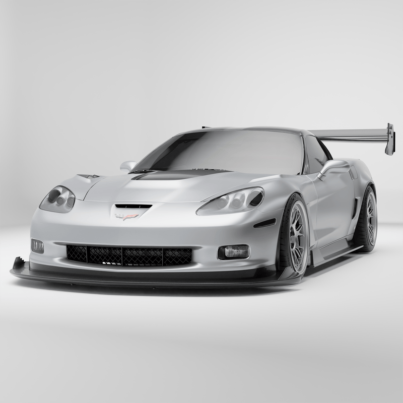 Corvette C6 Carbon Fiber Frontsplitter og air dam