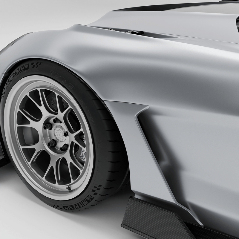 Corvette C6 Carbon Fiber Sideskjermer