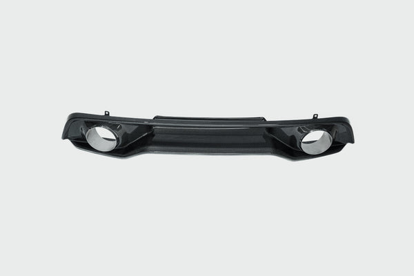 Techart Porsche 992.2 Carrera Rear Diffuser — Carbon Fiber Glossy (CFC)