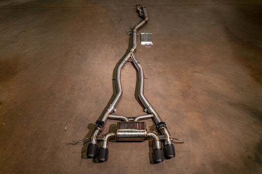 BMW M3 M4 G8x Full Stage 2 Downpipe Catback Tune pakke – Kong Performance